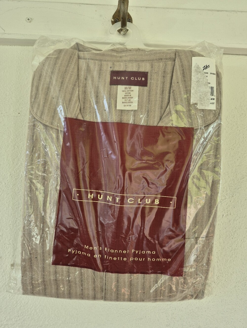 Vintage Pajama Set New In Package 100% Cotton Mens Medium Hunt Club
